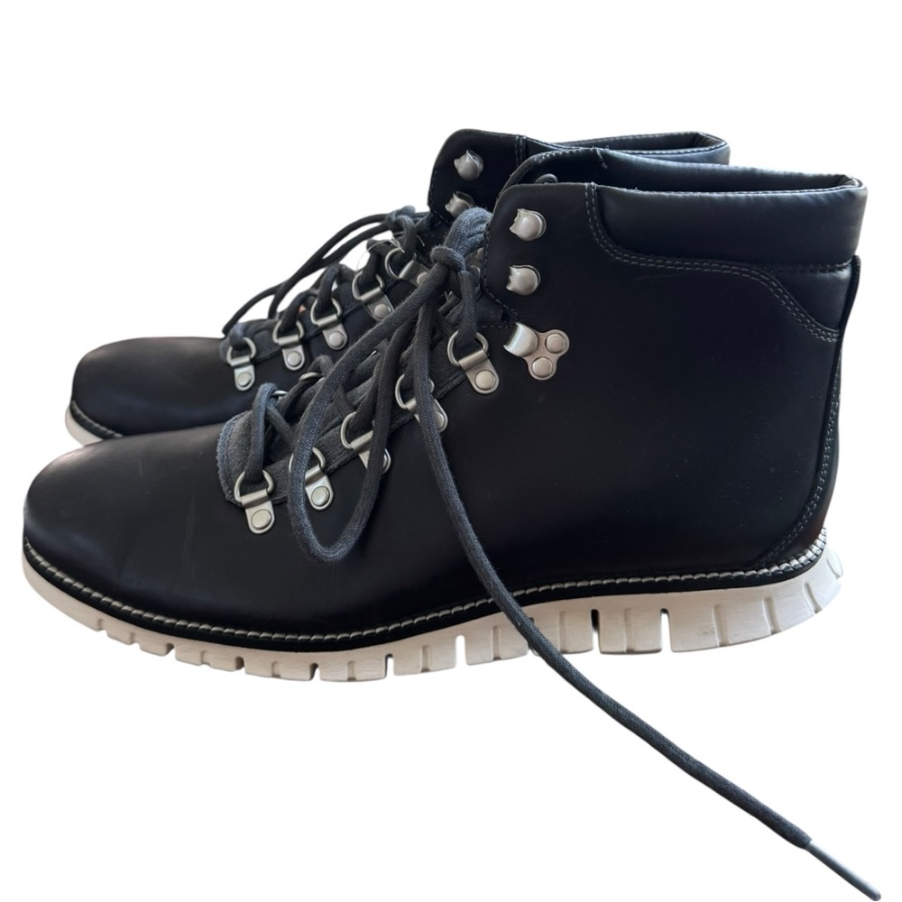 Cole Haan ZerøGrand Hiker Waterproof Boots Black 9